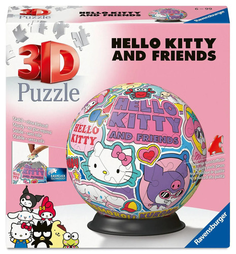 Puzzle ball hello kitty - 3d, and