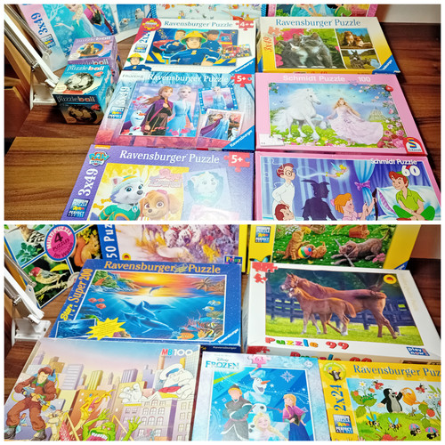 Puzzle set konvolut kinder - 31,