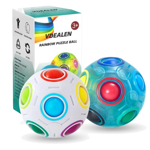 Regenbogen puzzle ball set 2er - regenbogen,
