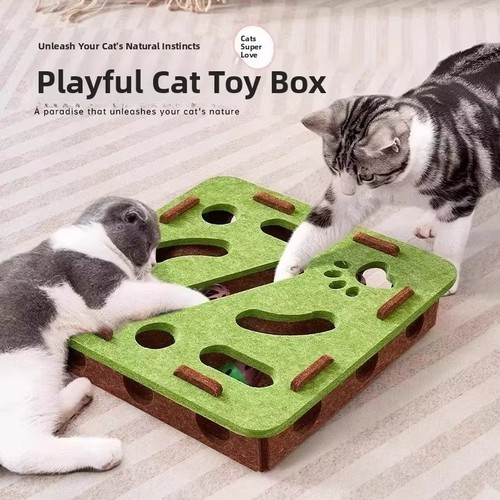 Cat puzzle toy felt - toy,
