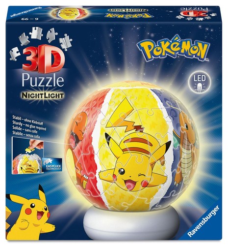 Puzzle ball nachtlicht - 3d, puzzle-ball