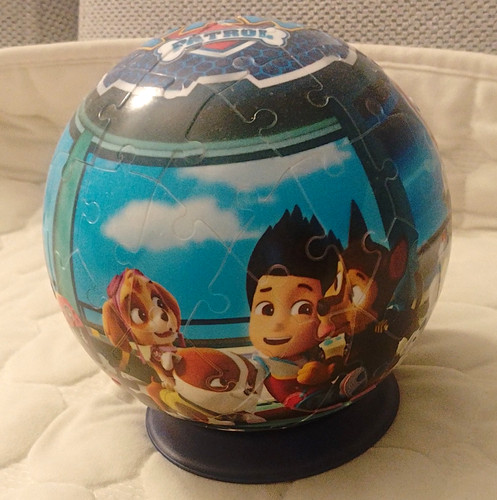 Paw patrol kugel - 3d, kugel-puzzle